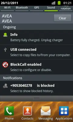 Call Blocker+ android App screenshot 0