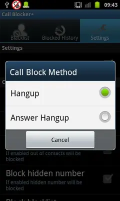 Call Blocker+ android App screenshot 6